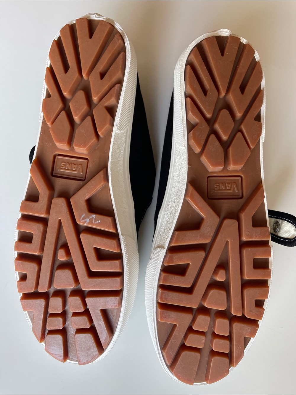 Vans Black and White Mary Jane Platform Sneakers - Picture 6 of 7